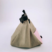 Load image into Gallery viewer, plusultraclimbing Chalk Bag - Sage & Pink climbing chalk bag