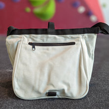 Load image into Gallery viewer, grey lavender climbing chalk bag indoor bouldering top rope lead climbing