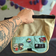 Load image into Gallery viewer, Beige Mint Climbing Chalk Bag Anime Bouldering Indoor Sport Climbing