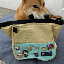 Load image into Gallery viewer, climbing bouldering anime chalk bag beige mint