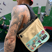 Load image into Gallery viewer, Beige Mint Climbing Chalk Bag Anime Bouldering Indoor Sport Climbing